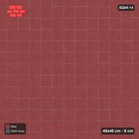 Interlock (Pasco) 40x40 cm · SQ44-14 · Stack Bond in Kerb Frame