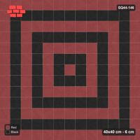 Interlock (Pasco) 40x40 cm · SQ44-146 · Concentric Square Rings