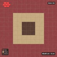 Interlock (Pasco) 40x40 cm · SQ44-156 · Central Square Medallion