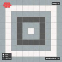 Interlock (Pasco) 40x40 cm · SQ44-169 · Tonal Rings