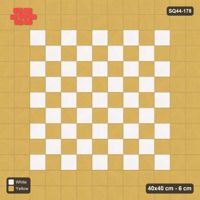 Interlock (Pasco) 40x40 cm · SQ44-178 · Double Course Border with Checker Field