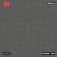 Interlock (Pasco) 40x40 cm · SQ44-192 · Running Bond, Half Offset