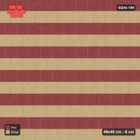 Interlock (Pasco) 40x40 cm · SQ44-199 · Running Bond Alternate Courses