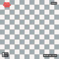 Interlock (Pasco) 40x40 cm · SQ44-2 · Stack Bond Checkerboard