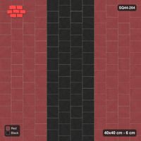 Interlock (Pasco) 40x40 cm · SQ44-204 · Vertical Running Bond with Centre Band