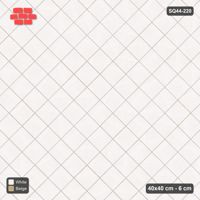 Interlock (Pasco) 40x40 cm · SQ44-220 · Diagonal Stack in Kerb Frame