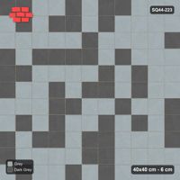 Interlock (Pasco) 40x40 cm · SQ44-223 · Stack Bond Tonal Blend