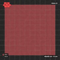 Interlock (Pasco) 40x40 cm · SQ44-23 · Stack Bond with Single Course Border
