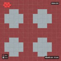 Interlock (Pasco) 40x40 cm · SQ44-232 · Stepped Diamond Field