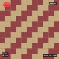 Interlock (Pasco) 40x40 cm · SQ44-237 · Diagonal Stripe Bands