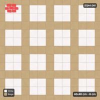 Interlock (Pasco) 40x40 cm · SQ44-240 · Plaza Grid in Kerb Frame