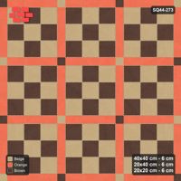 Interlock (Pasco) 40x40 cm · SQ44-273 · Slab Panels, Plank Lines, 20x20, Chequer Slabs - Autumn