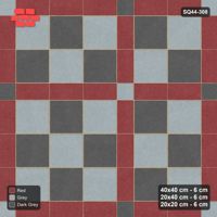 Interlock (Pasco) 40x40 cm · SQ44-308 · Slab Panels, Plank Lines, 20x20, Chequer Slabs - Urban Brick