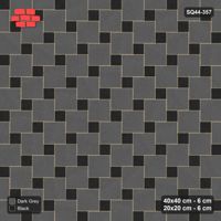 Interlock (Pasco) 40x40 cm · SQ44-357 · Offset Lattice, Accents - Night Sky