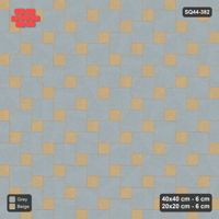 Interlock (Pasco) 40x40 cm · SQ44-382 · Offset Lattice, Accents - Warm Grey