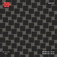 Interlock (Pasco) 40x40 cm · SQ44-407 · Offset Lattice, Swapped (Mirrored) - Night Sky