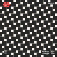 Interlock (Pasco) 40x40 cm · SQ44-409 · Offset Lattice, Swapped - Contrast