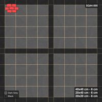 Interlock (Pasco) 40x40 cm · SQ44-505 · Panel Grid 4x4, Dark Plank Lines, Line Edges - Night Sky