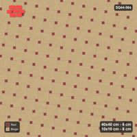 Interlock (Pasco) 40x40 cm · SQ44-564 · Lattice 40+10, Swapped (Mirrored) - Terracotta