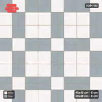 Interlock (Pasco) 40x40 cm · SQ44-582 · Double Pinwheel, Plain, Radial, 320 cm