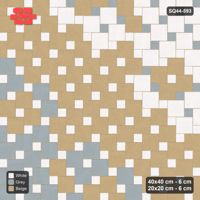 Interlock (Pasco) 40x40 cm · SQ44-593 · Ombre Lattice, Diagonal Gradient, Dark to Light, 480 cm