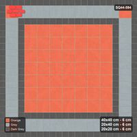 Interlock (Pasco) 40x40 cm · SQ44-594 · Rug, Bead + Soldier + Bead, Corner Keys, Stack Field, 440 cm