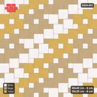 Interlock (Pasco) 40x40 cm · SQ44-603 · Ombre Lattice, Diagonal Bands, Light to Dark, Wide, 400 cm