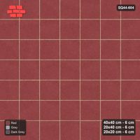 Interlock (Pasco) 40x40 cm · SQ44-604 · Rug, Soldier + Bead, Stack Field