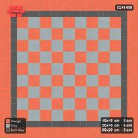 Interlock (Pasco) 40x40 cm · SQ44-609 · Rug, Soldier + Bead, Checker Field, 480 cm