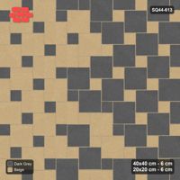 Interlock (Pasco) 40x40 cm · SQ44-613 · Ombre Lattice, Column Gradient, Light to Dark, 320 cm