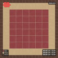 Interlock (Pasco) 40x40 cm · SQ44-619 · Rug, Bead + Soldier, Stack Field, 360 cm
