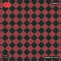 Interlock (Pasco) 40x40 cm · SQ44-62 · Diagonal Checkerboard