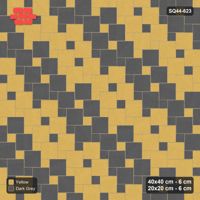 Interlock (Pasco) 40x40 cm · SQ44-623 · Ombre Lattice, Diagonal Bands, Light to Dark, Wide, 480 cm