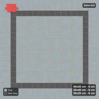 Interlock (Pasco) 40x40 cm · SQ44-629 · Rug, Bead + Soldier + Bead, Stack Field, Kerb, 430 cm
