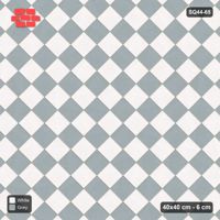 Interlock (Pasco) 40x40 cm · SQ44-65 · Diagonal Checkerboard