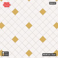 Interlock (Pasco) 40x40 cm · SQ44-67 · Wide Harlequin Diamond Lattice