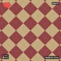 Interlock (Pasco) 40x40 cm · SQ44-69 · Large Diagonal Checker
