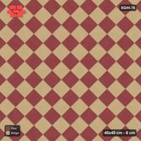 Interlock (Pasco) 40x40 cm · SQ44-76 · Diagonal Checker in Kerb Frame
