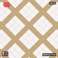 Interlock (Pasco) 40x40 cm · SQ44-92 · Diagonal Plaza Grid