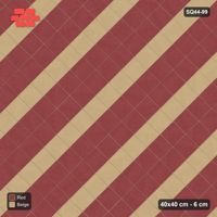 Interlock (Pasco) 40x40 cm · SQ44-99 · Diagonal Course Stripes