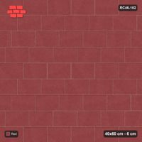 Interlock (Pasco) 40x60 cm · RC46-102 · Running Bond 1/4, Single Tone