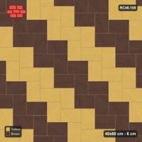 Interlock (Pasco) 40x60 cm · RC46-108 · Stepped Herringbone (3:2), Diagonal Bands