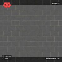 Interlock (Pasco) 40x60 cm · RC46-110 · Running Bond 1/2, Accent Edge Course