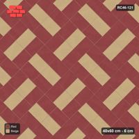 Interlock (Pasco) 40x60 cm · RC46-121 · Diagonal Parquet, Weave with Accent Spine