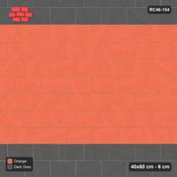 Interlock (Pasco) 40x60 cm · RC46-154 · Running Bond 1/3, Wide Accent Edge