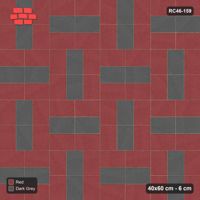 Interlock (Pasco) 40x60 cm · RC46-159 · Basketweave, Weave with Accent Spine