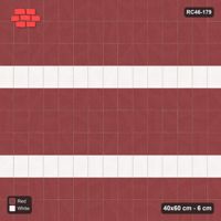 Interlock (Pasco) 40x60 cm · RC46-179 · Vertical Stack Bond, Accent Row Lines