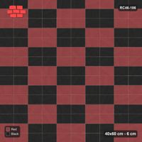 Interlock (Pasco) 40x60 cm · RC46-186 · Stack Bond, Checker Blocks 2x2 in 42F Kerb Frame