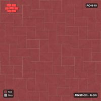 Interlock (Pasco) 40x60 cm · RC46-19 · Herringbone in a kerb frame