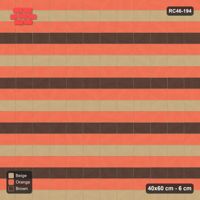 Interlock (Pasco) 40x60 cm · RC46-194 · Stack Bond, Three-Tone Courses